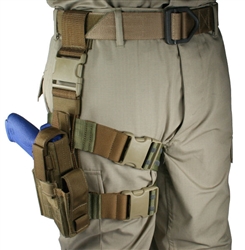 Tactical Thigh Holster, Fits 1911 Series Handguns, Right Hand, USAF ABU Camo