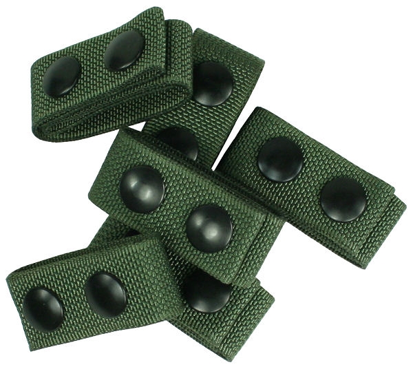  TACNEX 1.5 inch Belt Keepers with Double Snaps for